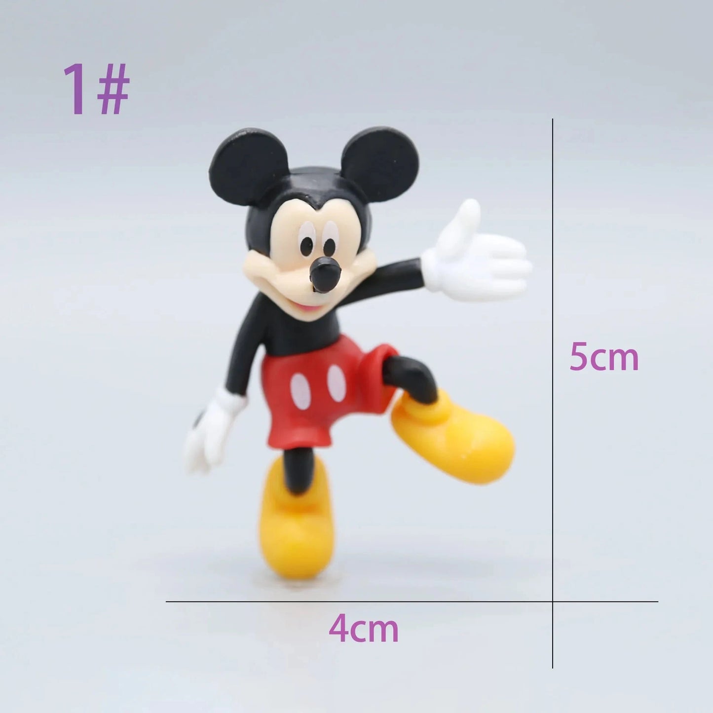 Disney Kawaii Mickey Mouse Doll Anime Figurine Cute PVC Action Fiugre Collection Ornament Children Xmas Gifts Table Ornaments