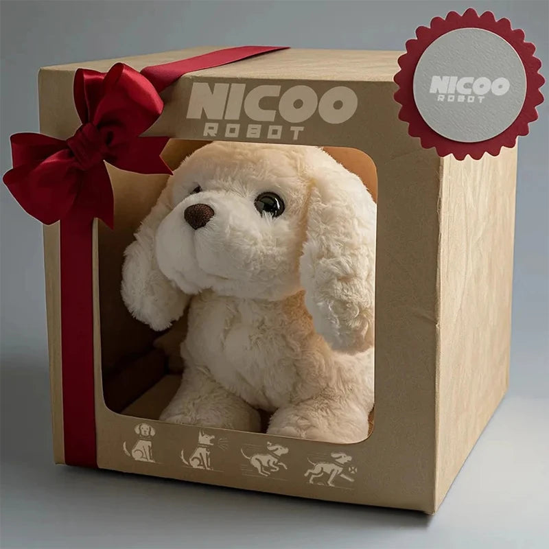 Robot Puppy That Acts Like Real Dog My Realistic Robotic AI Pet Dogs Electronic Interactive Stuffed Dogs For Barking Walking Good Vibrations