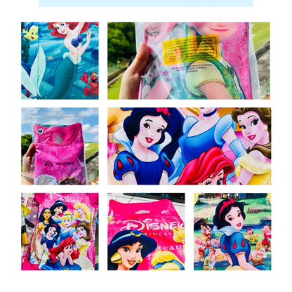 New kids Nightdress Elsa Cartoon Dress Minnie Printing Sleepwear Girls Nightgowns Children Party Dresses Pajamas Girls Dress Good Vibrations