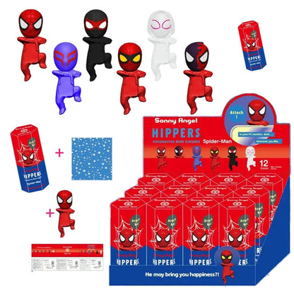 Sonny Angel Blind Box Spider Man Series Anime Figures Dolls Desktop Ornament Birthday Christmas Gift Good Vibrations