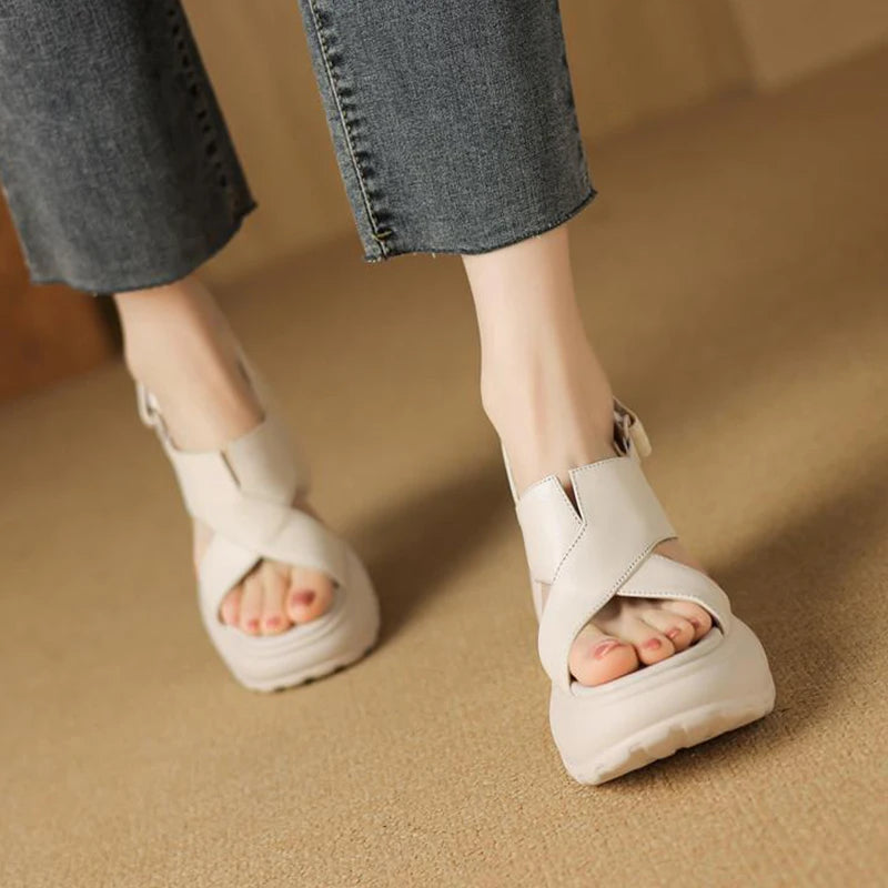 High Heels Women Sandals Platform Fashion Shoes Elegant New Walking Trend Slippers Pumps Dress Comfort New Mujer Zapatillas Good Vibrations