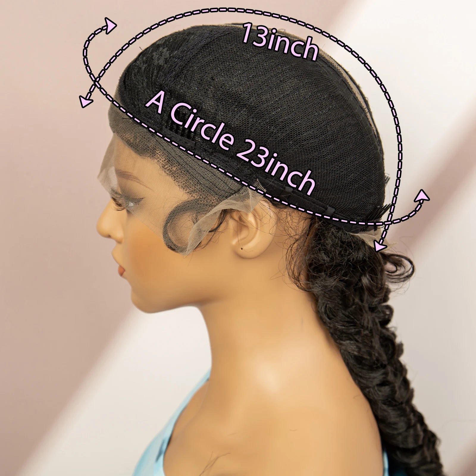 Synthetic Goddess Braided Wigs Cornrow Braided Wigs with Baby Hair Braids Wigs for Women Daily Use Knotless Wigs Good Vibrations