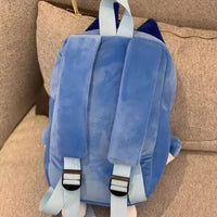 Cartoon Bluey Family Cosplay Kindergarten Children Schoolbag Bluebin Dog Backpack Kawaii Blue Orange Dog Backpack Children Gifts Good Vibrations