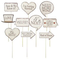 Wedding Decoration Photo Booth Props Bride To Be Hen Party DIY Mustache Lips Bride Photobooth Groom Mr Mrs Bridal Shower Decor Good Vibrations