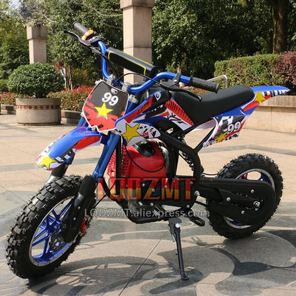 49CC 50CC 4-Stroke ATV OFF-road Gasoline Motorcycle Racing MOTO Dirt Bike Motorbike For Adult Children Boy Girl Child Men Women Good Vibrations