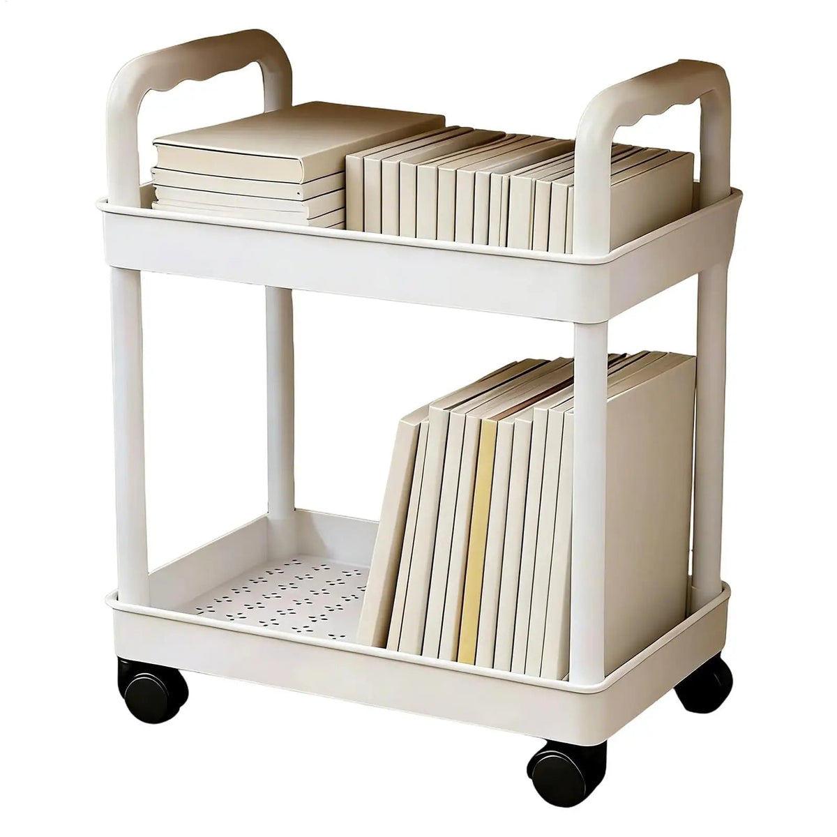 Storage Stand Kitchen Storage Rack 2 Tier With Wheels Space-saving Organizer For Home Athroom Pantry Laundry Dorm Workplace Good Vibrations