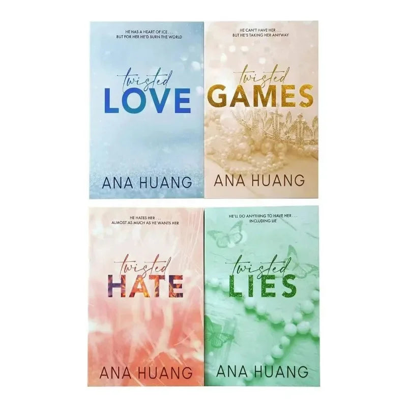1 Book Twisted Series By Ana Huang Books Love /Games / Hate /Lies Paperback English Novel Book Good Vibrations