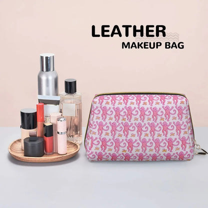 Preppy Roller Monkeys Rabbit Anime Women Cosmetic Bag Travel Makeup Organizer Pouch Toiletry Storage Dopp Kit Case Good Vibrations