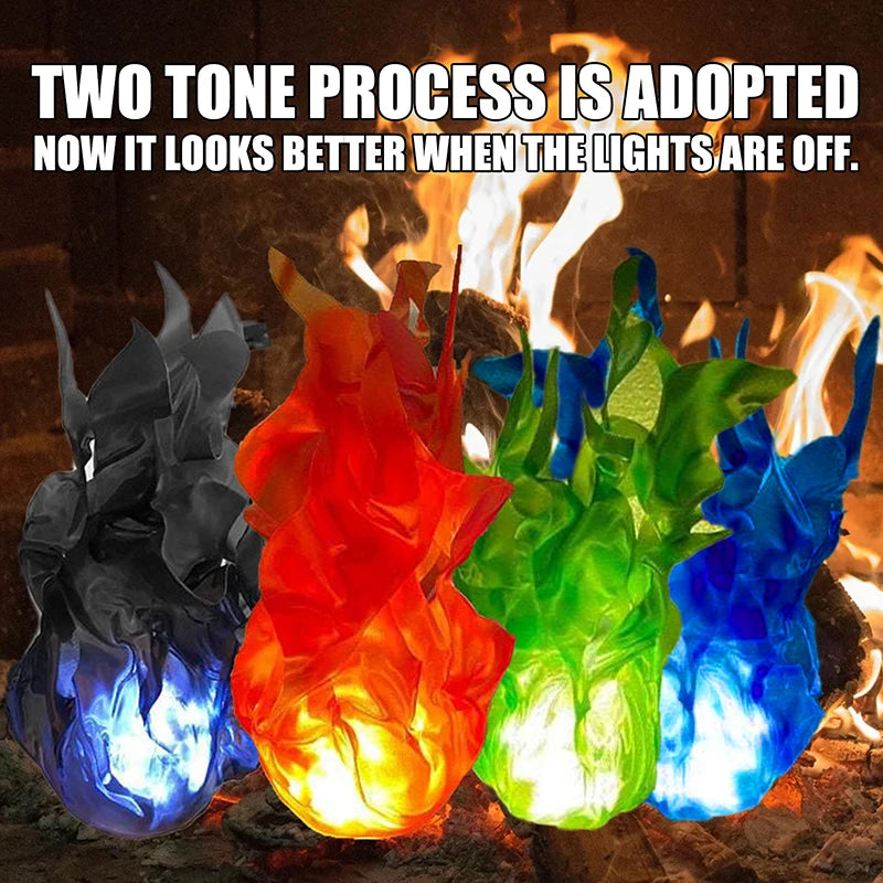 Halloween Party Decor Props Handheld Luminous Flame Lamp Creative Ghost Fire Prop Anime Cosplay Accessories Halloween Decoration Good Vibrations