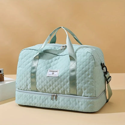 Lightweight Luggage Bag, Large Capacity Travel Duffle Bag Gym Tote Bags, Shoulder Weekender Overnight Bag Good Vibrations Adult Super Store