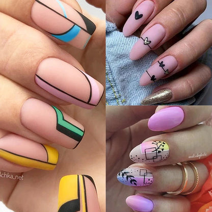 NICOLE DIARY Stamping Nail Polish Black White Gold Silver Nail Art Printing Varnish DIY Design for Stamping Plate Nails Painting Good Vibrations