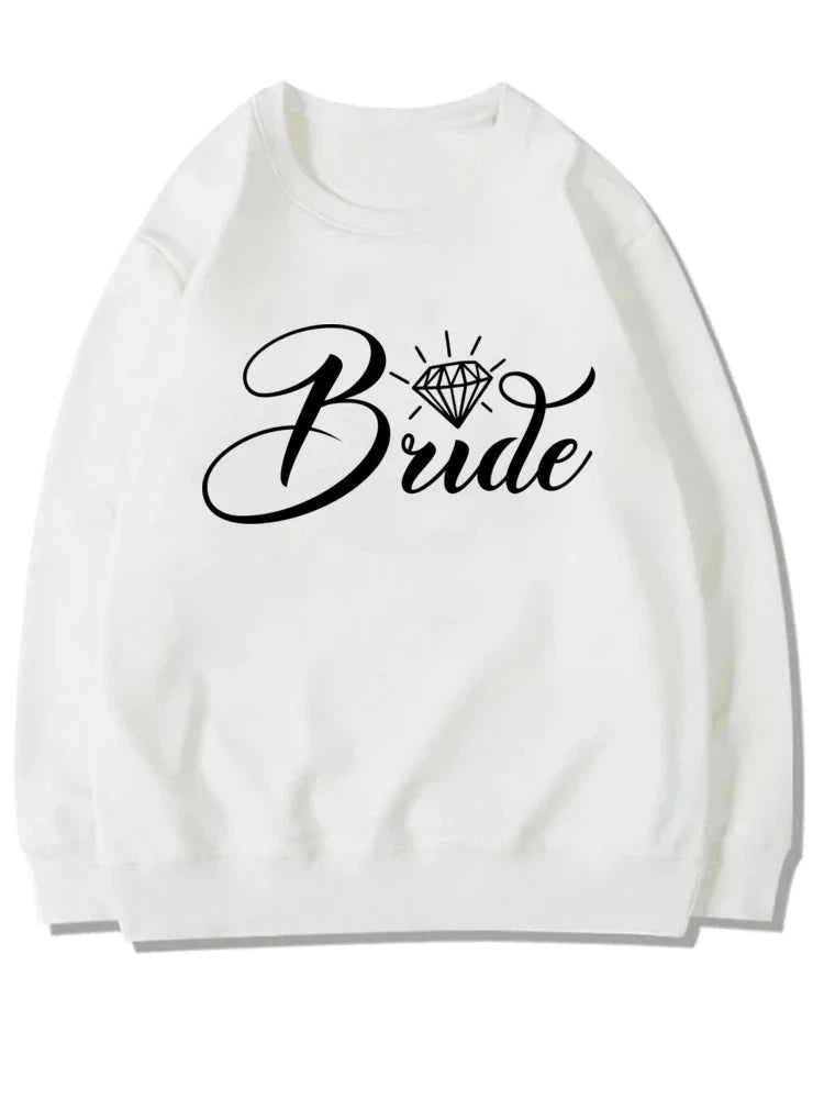 Bride & Team Bride Bridesmaid Sweatshirt Bridesmaid Proposal Maid of Honor Engagement Pullover Bride Sweater Bridesmaid Gifts Good Vibrations