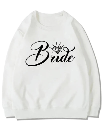 Bride & Team Bride Bridesmaid Sweatshirt Bridesmaid Proposal Maid of Honor Engagement Pullover Bride Sweater Bridesmaid Gifts Good Vibrations