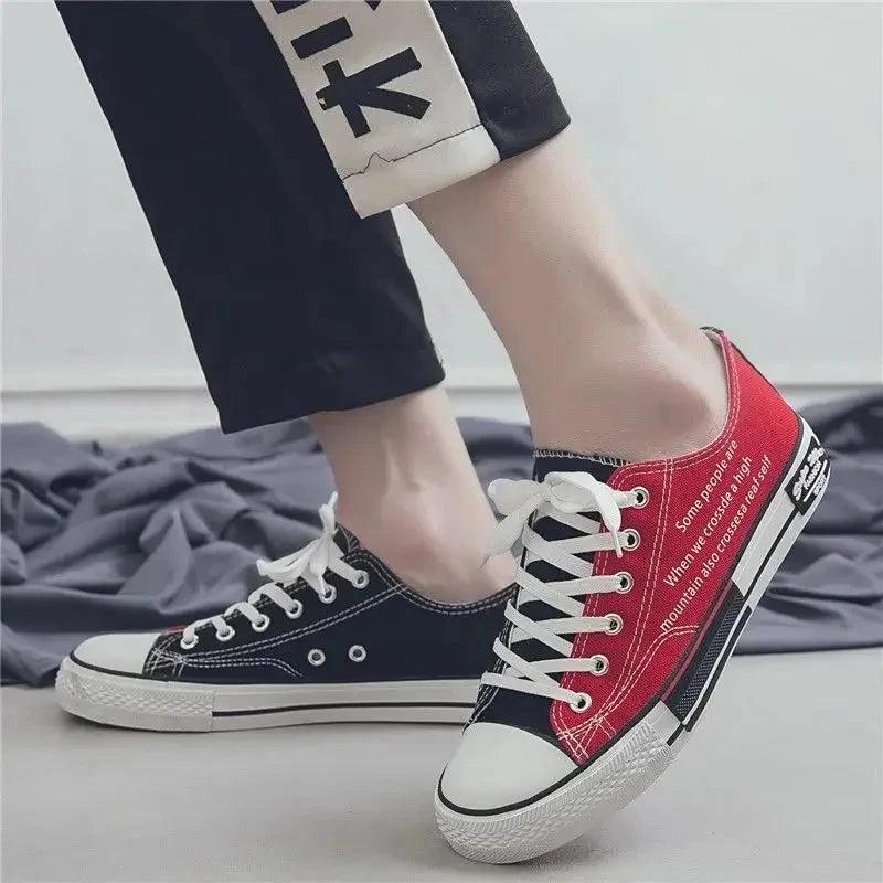 High Top Shoes Women Plus Size 270 mm Designer Sneakers 2020 Fashion High Top Sneakers Autumn Women's Canvas Shoes Good Vibrations