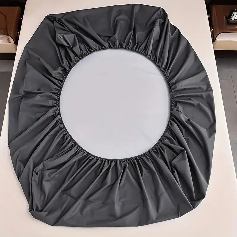 Waterproof Fitted Bed Sheet Comfortable Mattress Protector with Elastic Rubber Band Washable and Easy Care Good Vibrations