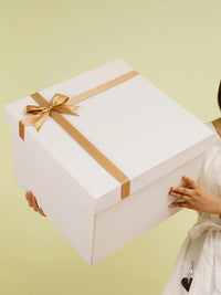 White Surprise Birthday Gift Box Extra Large Ceremony Feeling Girlfriend Present Box Special Large Size Wedding Celebration S... Good Vibrations