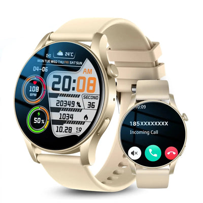 Fashion Digital Watches Smart Heart Rate Warning Waterproof Bluetooth Call Casual Wristwatch Game Clock Male reloj hombre