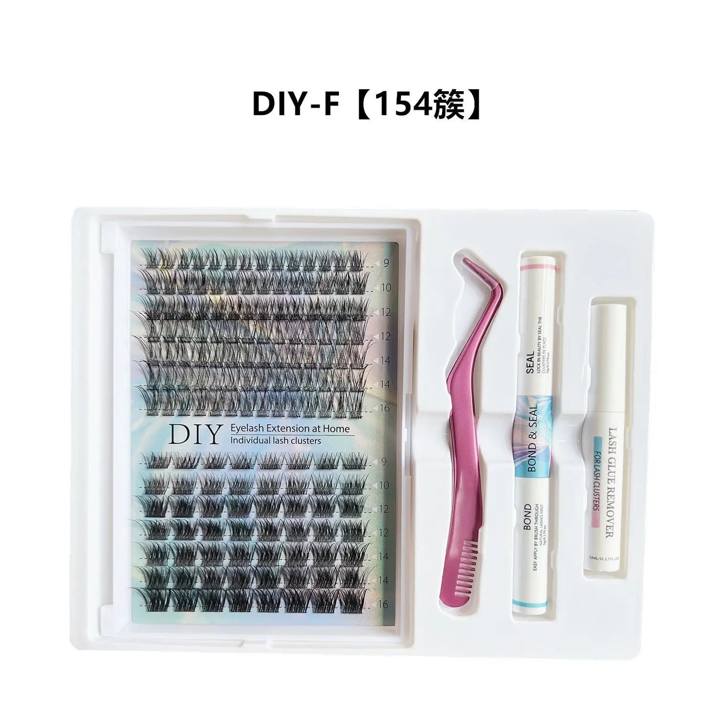 Eyelashes 280PCS Clusters Lash Bond and Seal Makeup tools DIY Lashes Extension kit for gluing Lashes Gluing Glue Accessories Good Vibrations
