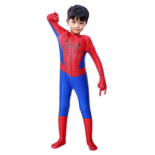 Halloween Party Superhero Fantasy Costume Kids Party Bodysuit Costume with Mask for Kid's Outfit for Carnival Party Performance Good Vibrations