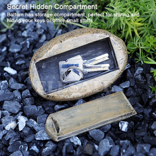 Sight Secret Rock Stone Shape Key Safe Box Hidden Storage Compartment For Home Garden RV Spare Keys Safes Free Gift Zipper Bag GOOD Vibrations Adult Super Store