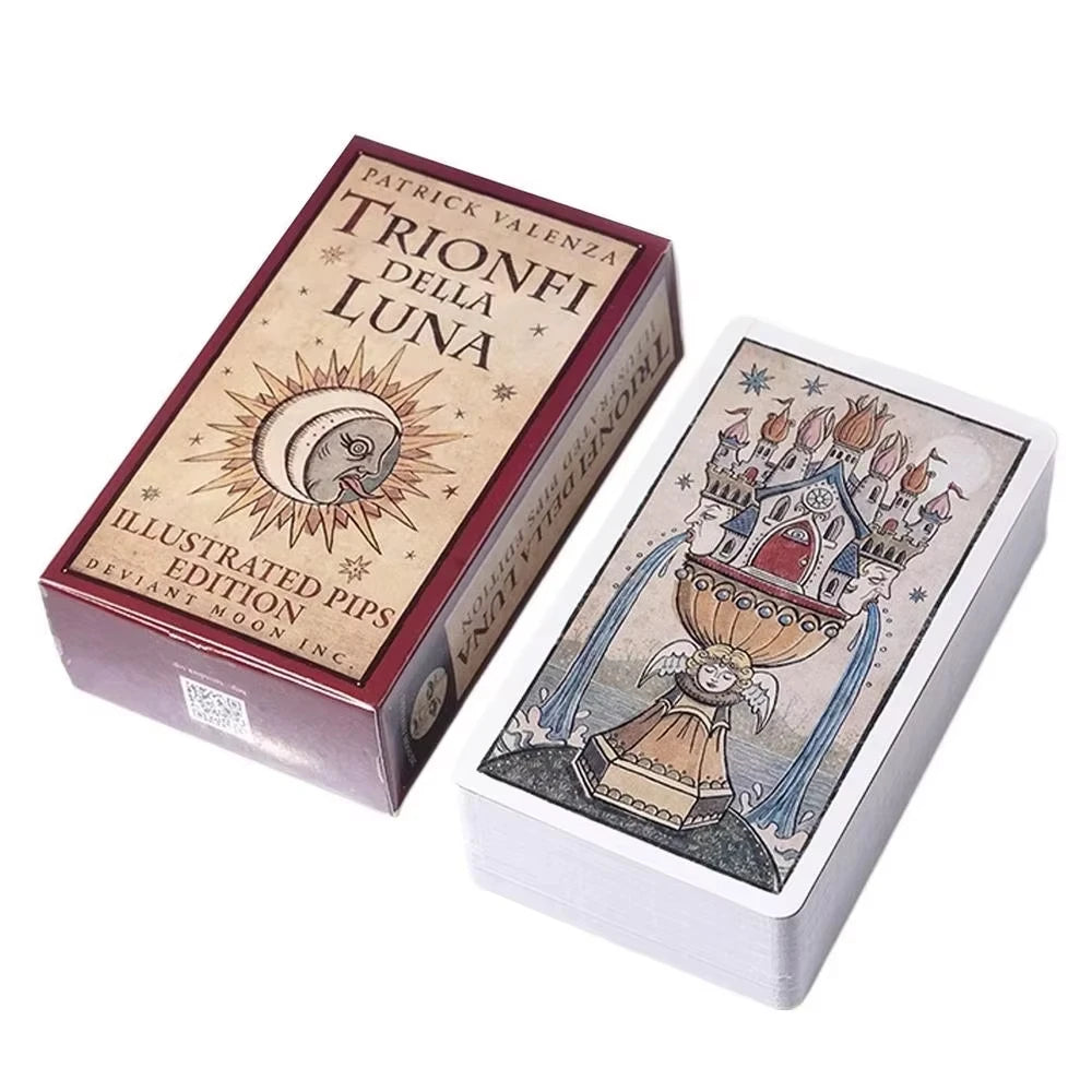 Vintage Tarot Tarot Deck Classic Tarot Cards Decks Divination of Destiny Playing Cards Complete English for Beginners Meeting Good Vibrations