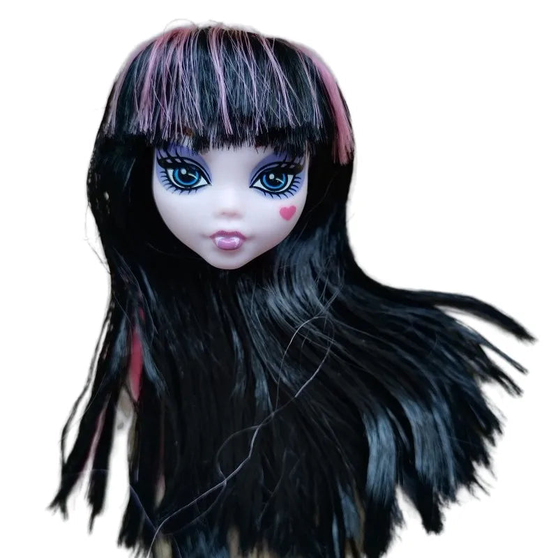 Monstering High Doll Toy Head No Hair Doll  Heads DIY Plants Hair Head Doll Bald Heads Original Rare Collection Head Toys Good Vibrations