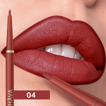1pc Matte Lip Liner, Waterproof, Easy to Use, Beauty, Three-dimensional Lips, Long-lasting, Women'S Gift Good Vibrations