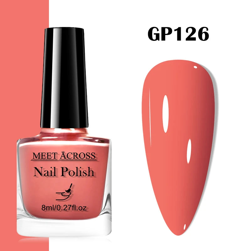 48 Colors Nail Polish Quick Dry No-bake Lasting Water-based Tearable Manicure Not Easy To Fade Semi-permanent Varnish Nail Art Good Vibrations