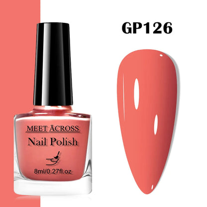 48 Colors Nail Polish Quick Dry No-bake Lasting Water-based Tearable Manicure Not Easy To Fade Semi-permanent Varnish Nail Art Good Vibrations