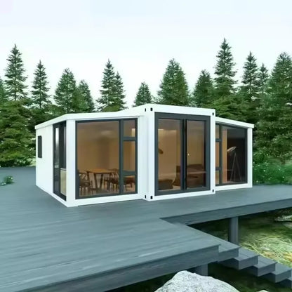 20ft 40ft Expandable Granny Flat Prefabricated Portable Container House Tiny House Prefabricated Foldable Container House Good Vibrations