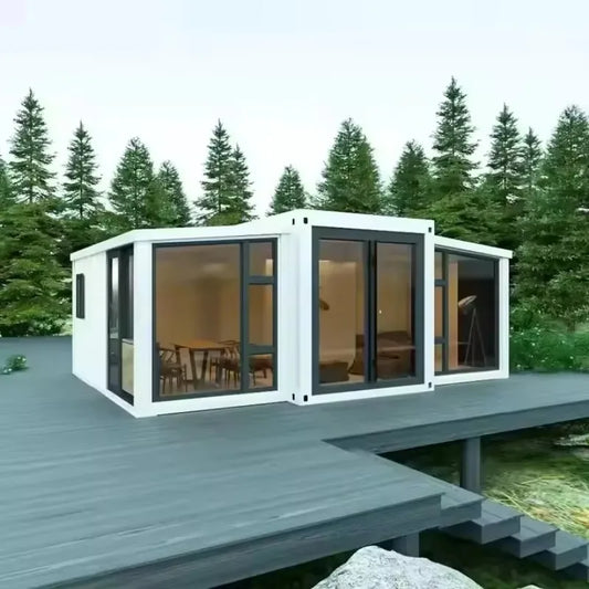 20ft 40ft Expandable Granny Flat Prefabricated Portable Container House Tiny House Prefabricated Foldable Container House Good Vibrations