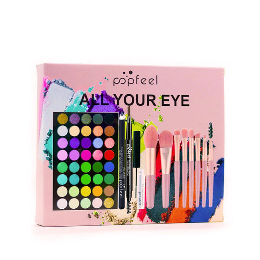 All in One Makeup Set Kit for Women Girls Teens, Makeup Gift Set, Includes 40 Color Eyeshadow, Eyebrow Pencil, Eyeliner, Mascara Good Vibrations