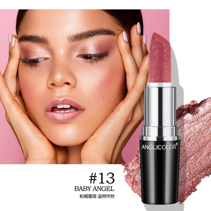Makeup Non-sticky Non-fading Lipstick Pearlescent Long-lasting Moisturizing Fine Glitter Lip Gloss Hydrating Waterproof Lips Hot Good Vibrations