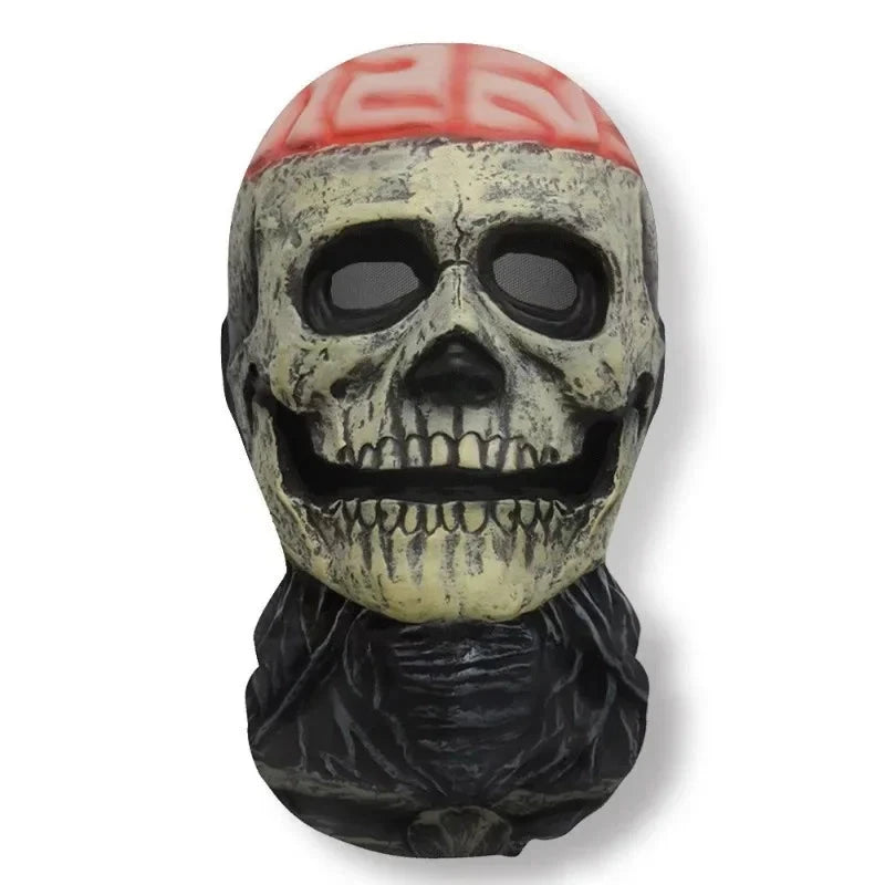 Halloween Mask Cosplay Props Balaclava Full Face Elastic Mesh Breathable Skull Headcovers Horror Party Halloween Ghost Face Good Vibrations