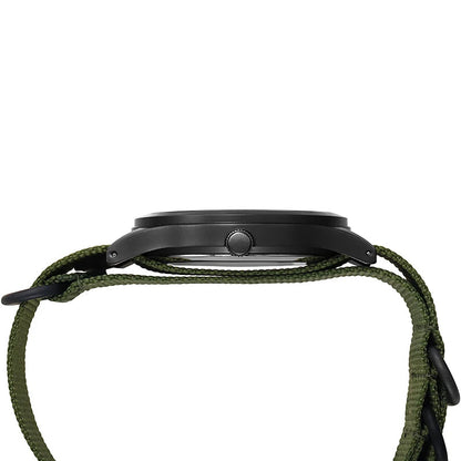 2024 TPW Field Watch Easy Reading Fabric Strap 24 Hours Display Quartz Movement Good Vibrations