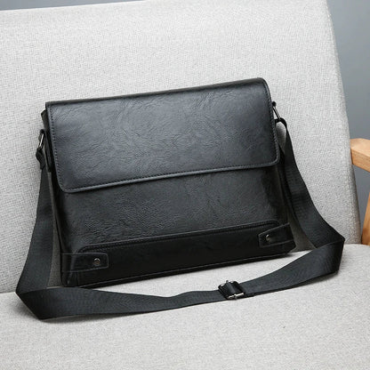 Shoulder Bag, Men's Crossbody Bag, Business Bag, Large Capacity, For Business Trips and Work Good Vibrations