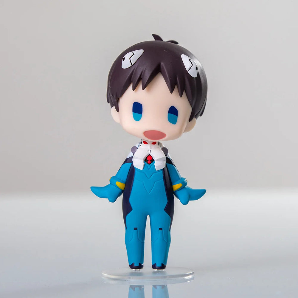 Evangelion Anime Figure Ayanami Rei Asuka Shinji Figurine Kawaii Car Decoration Collection Anime Peripheral Model Kid Toy Gift Good Vibrations