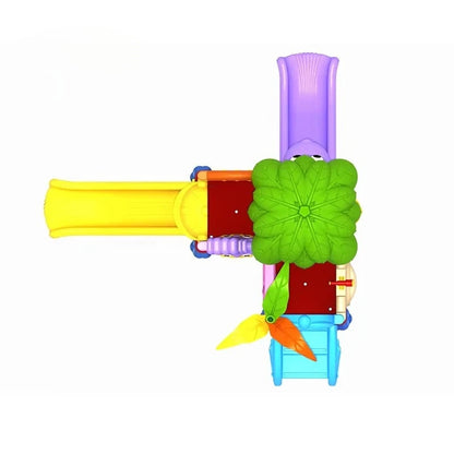 Baby Plastic Playhouses Children Slide Toddler Outdoor Play Ground House Kids Outdoor Playground Equipment Sets for Kindergarten Good Vibrations