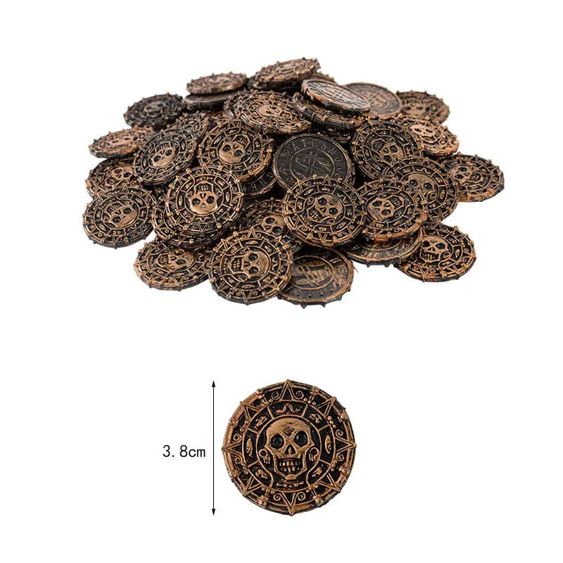 Pirate Captain Cosplay Costume Props Hat Hook Skeleton Eye Patch Kids Favors Gift Toy Pirate Party Halloween Decoration Supplies Good Vibrations