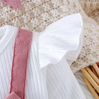 New Autumn Newborn Baby Girls Long Sleeve Romper Floral Print Fake Two Pieces Patchwork Bow Jumpsuits and Cute Headband Set Good Vibrations