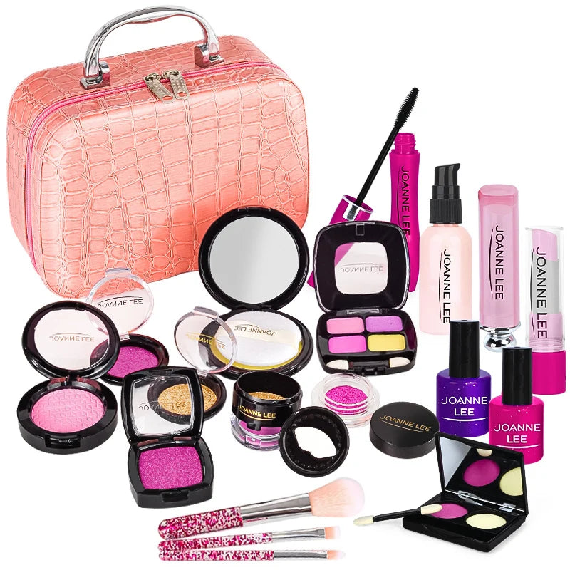Kids Toys Simulation Cosmetics Set Pretend Makeup Toys Girls Play House Simulation Make up Educational Toys for Girls Fun Game Good Vibrations