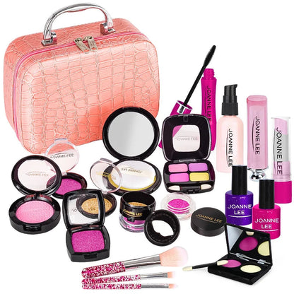 Kids Toys Simulation Cosmetics Set Pretend Makeup Toys Girls Play House Simulation Make up Educational Toys for Girls Fun Game Good Vibrations