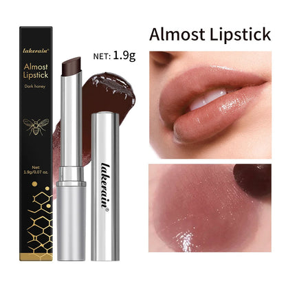 Black Honey Lipstick Long Lasting Moisturizing Natural Lip Plumper Makeup Lip Plumping Gloss Cosmetics Exfoliating for Lip Good Vibrations
