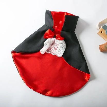 Halloween Pet Costumes Cosplay Vampire Cloak For Small Dog Cat Kitten Puppy Dress Kawaii Pet Clothes Cat Accessoties Gift Good Vibrations