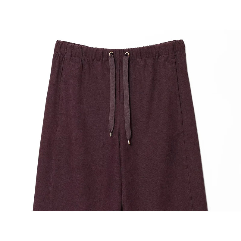 Women's Sets Autumn 2025 New Pants Set Fashion Hooded Elegant Women's Elastic Waist Pants 2-piece Street Chic Youth Autumn Sets Good Vibrations