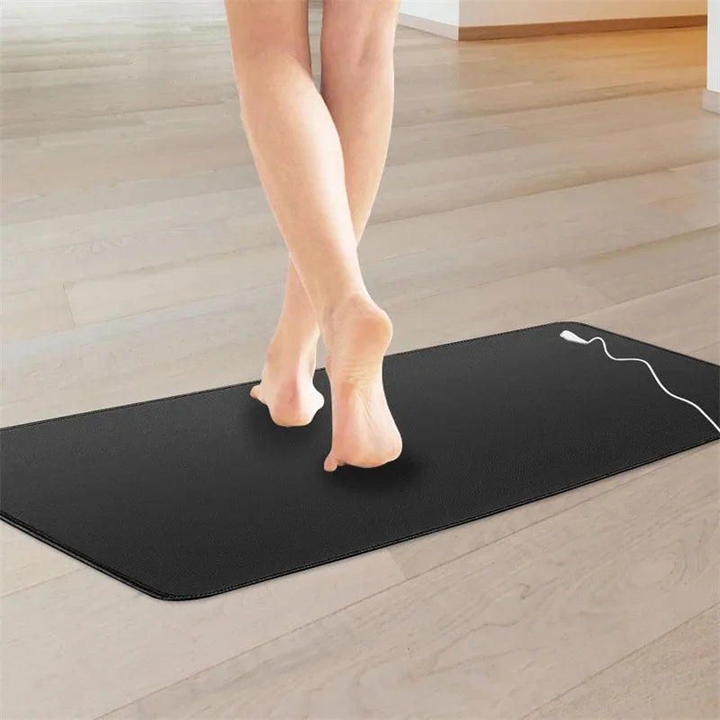 Grounding Mat Earthing Pad PU Grounding Sheet for Sleep Improvement Anxiety Relief Anti Fatigue Body Ground Mat Home Office U Good Vibrations
