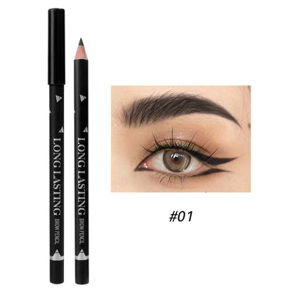 Natural Microblading Eyebrow Pencil Waterproof Eye Brow Enhancer Pen Long Lasting Eyes Makeup Tools Cosmetics Black Brown Gray Good Vibrations