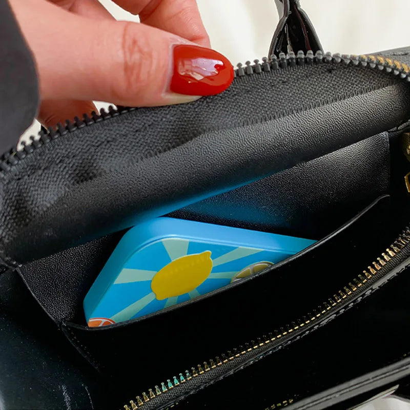 Fashion Brand Shoulder Bags 2026 New Bright leather Women Handbag Leisure travel Lady Mini Crossbody Bag Purse Designer Tote bag Good Vibrations