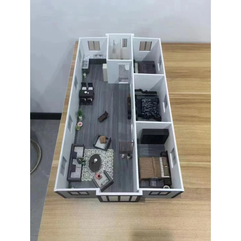 Double Storey Container House Modular House Design 20ft 40ft Custom 2/3/4 Bedrooms for Work Office Warehouse Portable House Good Vibrations