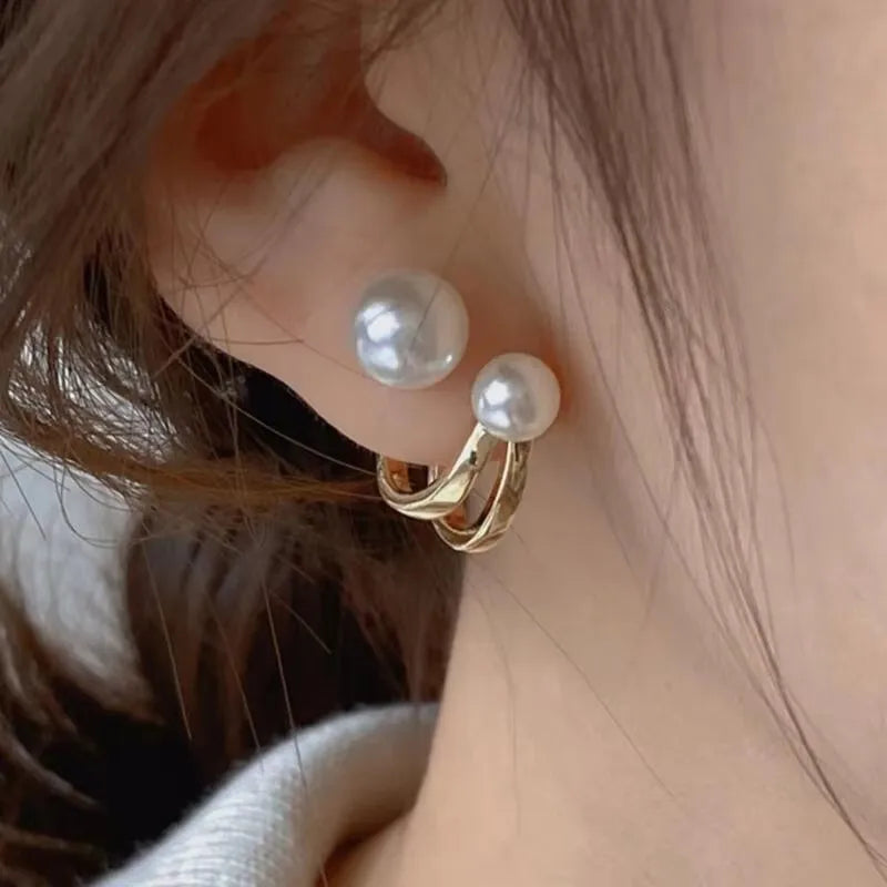 925 Silver Needle Korean Fashion Zircon Geometric Earrings For Women Jewelry 2026 Trending Luxury Crystal Cross Stud Earrings Good Vibrations